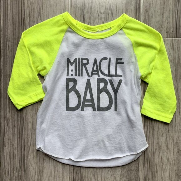 Small Shop Miracle Baby Neon Raglan - Picture 2 of 6